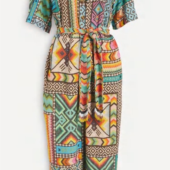 FARM Rio Pants - FARM Rio Banana Scarves Jumpsuit XL